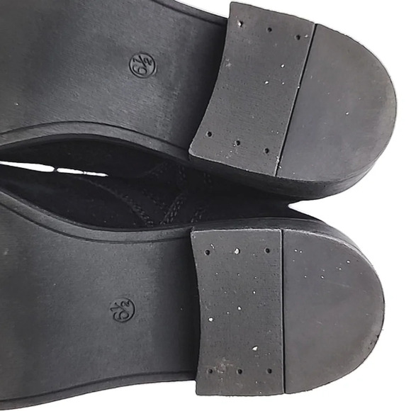 Lexi & Abbie Devon Women's Black Suede Lace Up Ankle Boots Size 6.5 - Picture 14 of 16